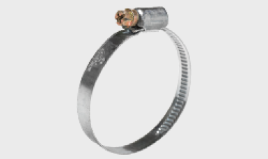 Хомут червячный нержавеющий  90-110 мм W2 накатная лента 12мм ЗУБР -  магазин «ТАТМЕТИЗ»