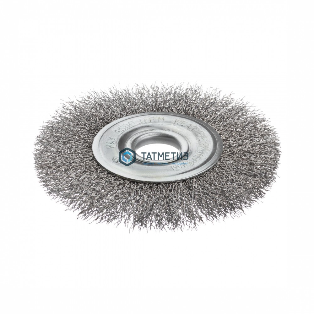 Щетка для УШМ дисковая 100 мм, кордовая, и заточных станков № 71 ПрофОснастка Мастер -  магазин «ТАТМЕТИЗ»