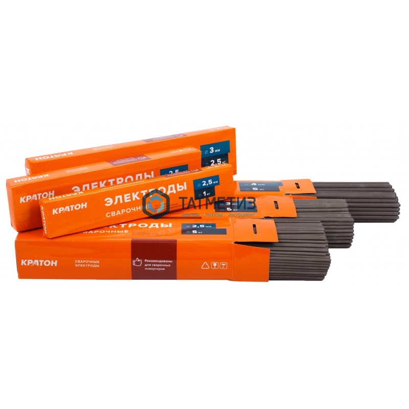Электрод для дуговой сварки 2,5 мм Кратон 5кг Электрод для дуговой сварки 2,5 мм Кратон 5кг