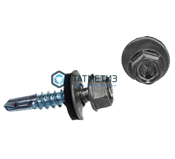Саморез окраш.кров. 5,5х25 /7035/ DAXMER (250 шт/уп) -  магазин «ТАТМЕТИЗ»