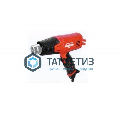 Фен технический (строительный), ELITECH ТВ1655 1600Вт, 400/590С°,250/500л/м, насад, скреб, шпат. -  магазин крепежа «ТАТМЕТИЗ»