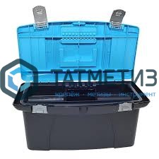 Ящик для инструментов 410х250х145 мм, пластик, метал.замки, MOS -  магазин «ТАТМЕТИЗ»