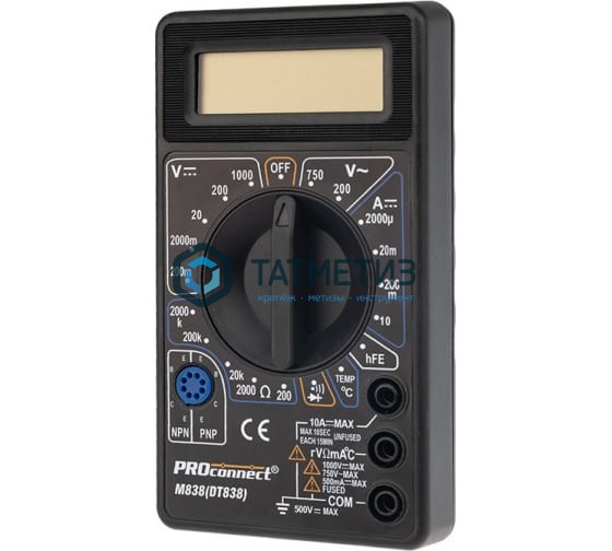 Мультиметр портативный М838 Proconnect Мультиметр портативный М838 Proconnect