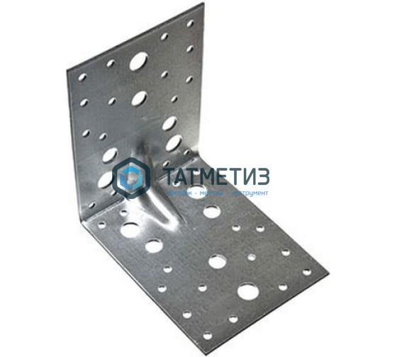 Крепежный усиленный уголок KUU 130x130x100х 2,0мм | «ТАТМЕТИЗ» Крепежный усиленный уголок KUU 130x130x100х 2,0мм - магазин крепежа «ТАТМЕТИЗ»
