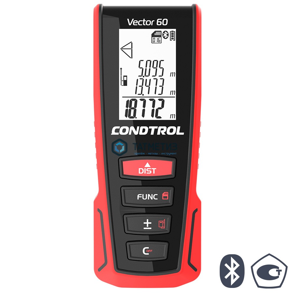 Дальномер лазерный CONDTROL Vector 80 -  магазин крепежа «ТАТМЕТИЗ»