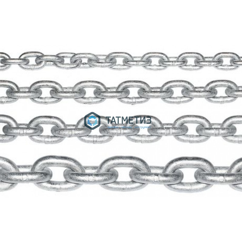 Цепь DIN 766 кор.зв. оц. 3 ( 50 м/бух) КК | «ТАТМЕТИЗ» Цепь DIN 766 кор.зв. оц. 3 ( 50 м/бух) КК - магазин «ТАТМЕТИЗ»