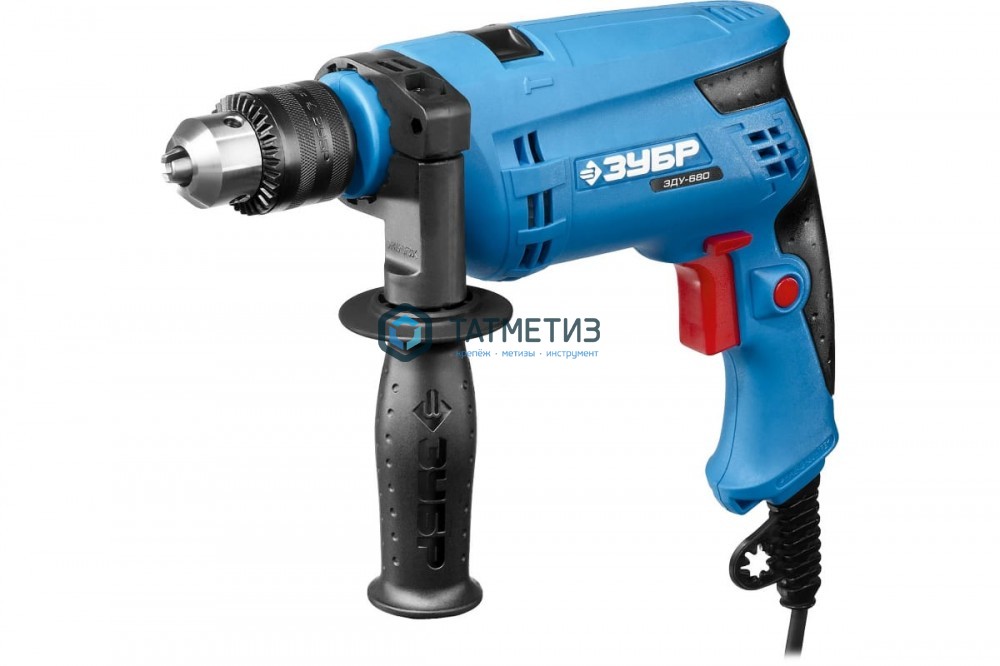 Дрель удар, ЗУБР Профессионал 680 Вт патрон 13 мм, сталь-10 мм/бетон-13 мм/дер.-20 мм, 0-3000 об/мин Дрель удар, ЗУБР Профессионал 680 Вт патрон 13 мм, сталь-10 мм/бетон-13 мм/дер.-20 мм, 0-3000 об/мин