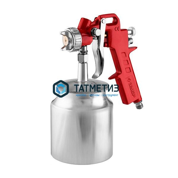 Краскопульт ЗУБР МС Н200 с нижним бачком, 750 мл, сопло 1,3 мм, расход воздуха 125-225 л/мин Краскопульт ЗУБР МС Н200 с нижним бачком, 750 мл, сопло 1,3 мм, расход воздуха 125-225 л/мин