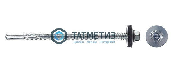 Саморез для сэндвич-панелей 6,3/5,5х190 (550 шт/уп) DR Ruspert Саморез для сэндвич-панелей 6,3/5,5х190 (550 шт/уп) DR Ruspert