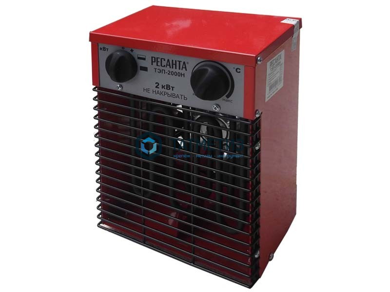 Тепловая электрическая пушка ТЭП-2000Н (компактная) Ресанта Тепловая электрическая пушка ТЭП-2000Н (компактная) Ресанта