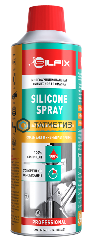 Смазка SILFIX силиконовая многофункциональная 280 мл -  магазин крепежа «ТАТМЕТИЗ»