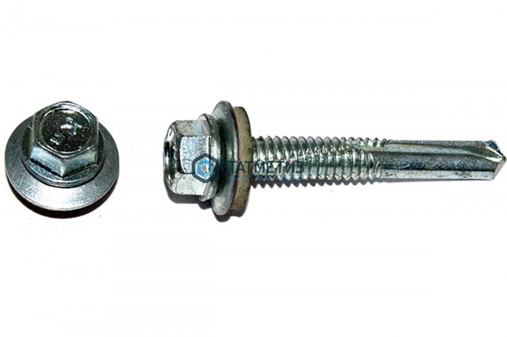 Саморез кровельный 6,3х175 (400 шт/уп) КК | «ТАТМЕТИЗ» Саморез кровельный 6,3х175 (400 шт/уп) КК - магазин крепежа «ТАТМЕТИЗ»