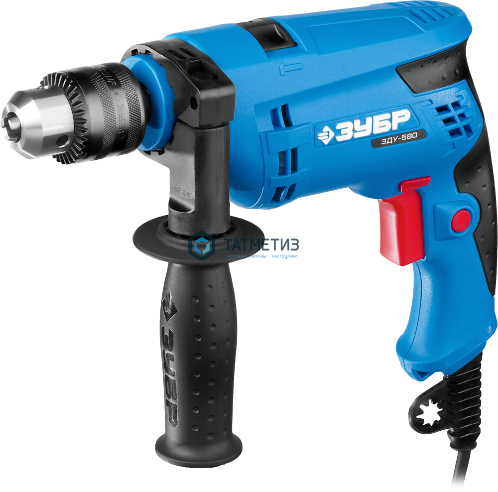 Дрель удар, ЗУБР Профессионал 580 Вт, патрон 13мм, реверс, d: сталь-10 мм/бетон-13 мм/дерево-20мм Дрель удар, ЗУБР Профессионал 580 Вт, патрон 13мм, реверс, d: сталь-10 мм/бетон-13 мм/дерево-20мм