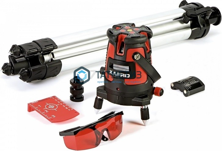 Уровень лазерный (873 + тренога со штангой) 873-набор КАПРО (KAPRO) Уровень лазерный (873 + тренога со штангой) 873-набор КАПРО (KAPRO)