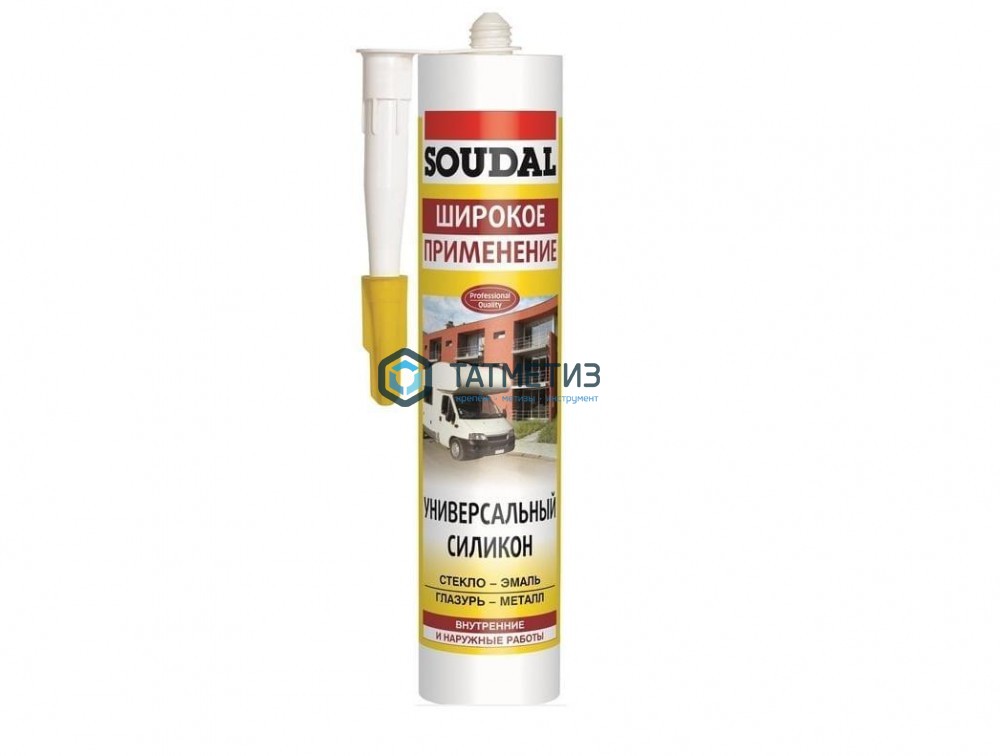 Герметик силиконовый SOUDAL универсальный СЕРЫЙ 300 мл / 15 Герметик силиконовый SOUDAL универсальный СЕРЫЙ 300 мл / 15
