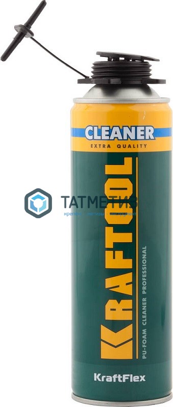 Очиститель монтажной пены KRAFTFLEX PREMIUM CLEANER, 500мл Очиститель монтажной пены KRAFTFLEX PREMIUM CLEANER, 500мл