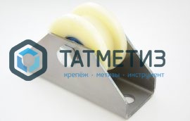 Ролик КАПРОЛОН d 70мм под ТРУБУ (профильн.) 20х20 на ПЛАТФОРМЕ | «ТАТМЕТИЗ» Ролик КАПРОЛОН d 70мм под ТРУБУ (профильн.) 20х20 на ПЛАТФОРМЕ - магазин крепежа «ТАТМЕТИЗ»