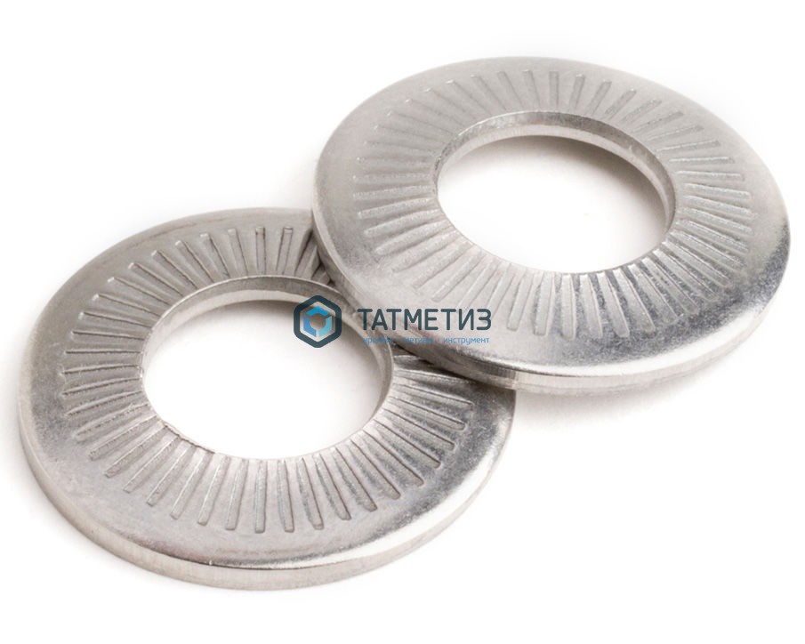 Шайба М20 оц контактная стопорная с насечками NFE 25-511 -  магазин «ТАТМЕТИЗ»