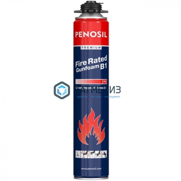 Пена монтажная огнестойкая PENOSIL PREMIUM FOAM B1 750 мл (12 шт/уп) Пена монтажная огнестойкая PENOSIL PREMIUM FOAM B1 750 мл (12 шт/уп)