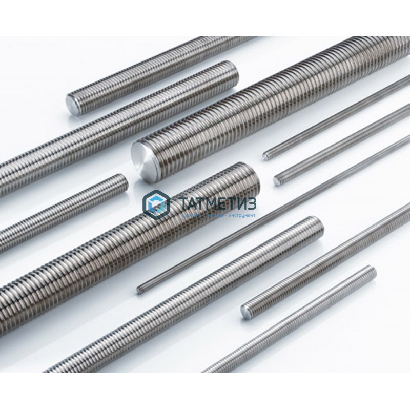 Шпилька резьбовая оц М27х1000 60° (4 шт/уп) Северсталь | «ТАТМЕТИЗ» Шпилька резьбовая оц М27х1000 60° (4 шт/уп) Северсталь - магазин крепежа «ТАТМЕТИЗ»