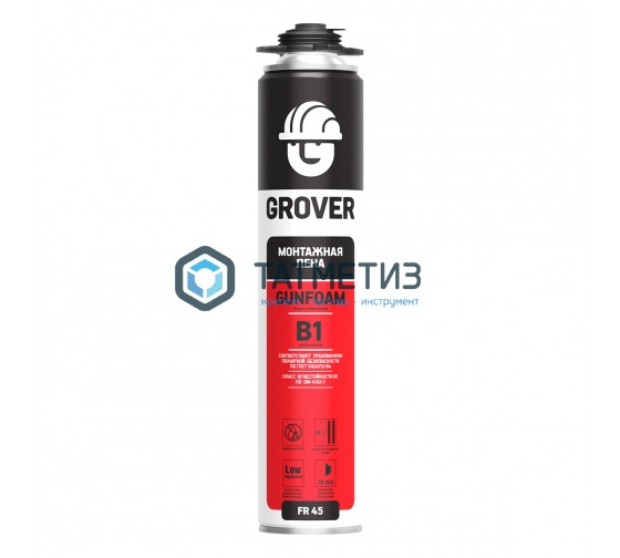 Пена монтажная проф огнестойкая POLYNOR B1 всесезонная Пена монтажная проф огнестойкая POLYNOR B1 всесезонная