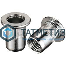 Заклепка резьбовая цилиндрический борт М 6 L=19,5 (3,0-5,0) мм  NX -  магазин «ТАТМЕТИЗ»