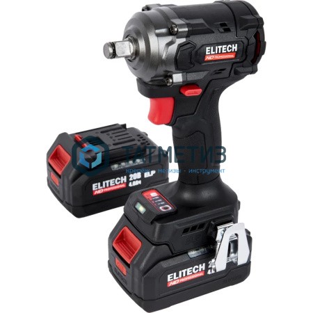 Гайковерт бесщеточный, 20В,2х20Ач, 450Hм, ELP, 0-2400 об/мин, 1/2", М10-М20, кейс, Elitech CW 2004SL -  магазин крепежа «ТАТМЕТИЗ»