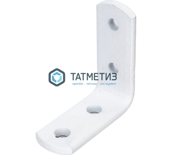 Кронштейн бытовой окрашенный белый 50*50*20*4,0 м Кронштейн бытовой окрашенный белый 50*50*20*4,0 м