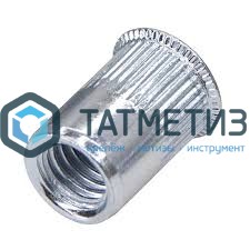Заклепка резьбовая плоский уменьшенный фланец М10 L=19,5 (0,5-3,0) мм d=13 NX -  магазин «ТАТМЕТИЗ»