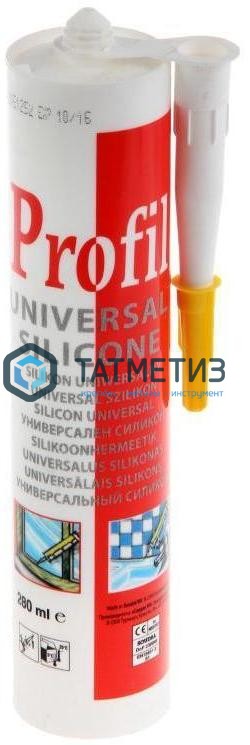 Герметик силиконовый Profil универсальный ПРОЗРАЧНЫЙ 270 мл / 15 Герметик силиконовый Profil универсальный ПРОЗРАЧНЫЙ 270 мл / 15