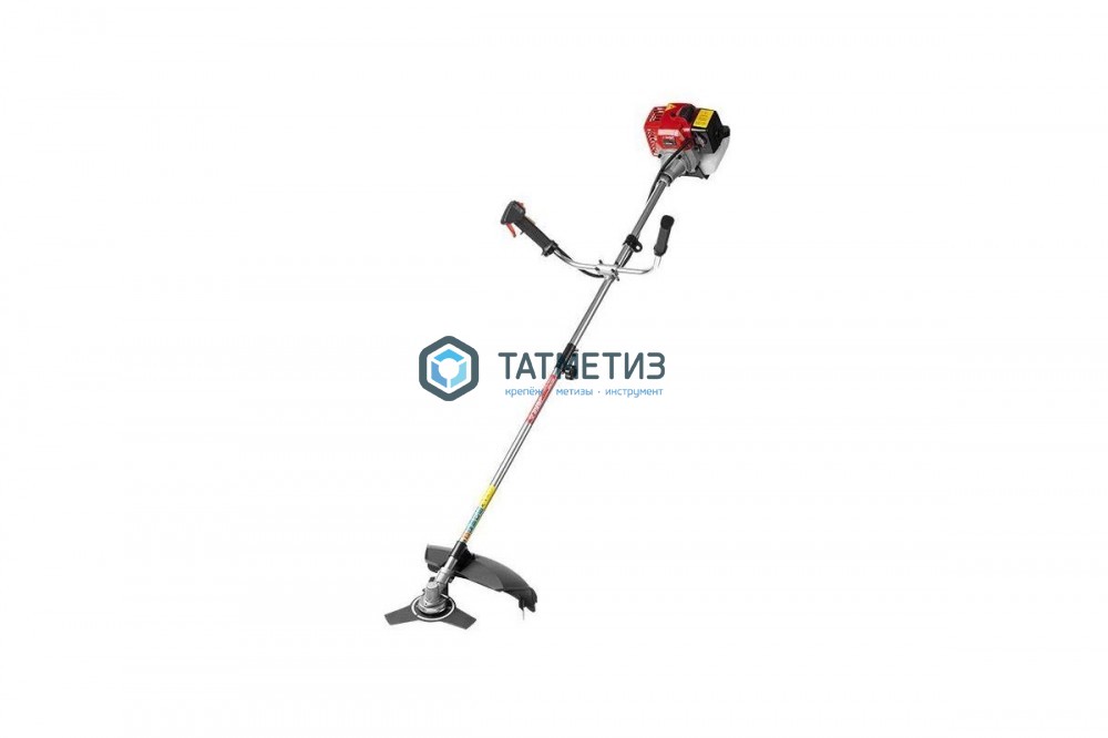 Триммер бензиновый ЗУБР, 42,7 куб.см (1,5л.с.),10000 об/мин, катушка/нож, скос 44/25,5см, велос.рук. Триммер бензиновый ЗУБР, 42,7 куб.см (1,5л.с.),10000 об/мин, катушка/нож, скос 44/25,5см, велос.рук.