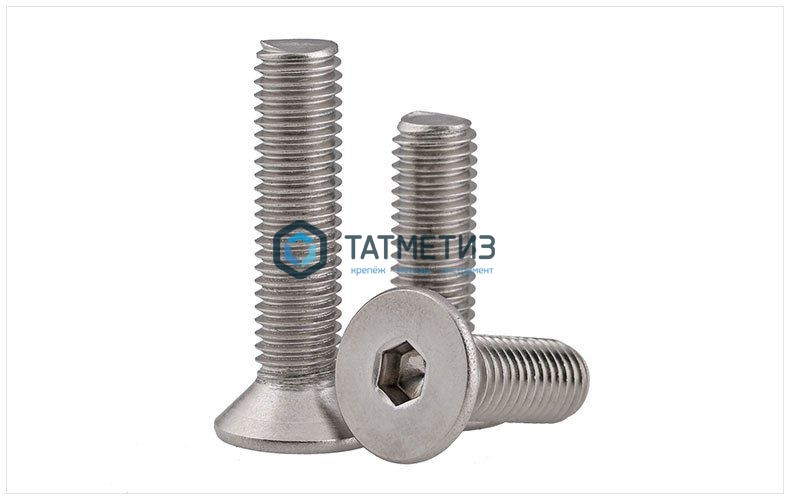 Винт DIN 7991/ISO 10642 М 6 х 40 (10.9) с потай головкой и внутр.шестигранником Винт DIN 7991/ISO 10642 М 6 х 40 (10.9) с потай головкой и внутр.шестигранником