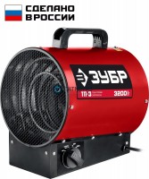 Пушка тепловая ЗУБР, электрическая, 3 кВт, 2 режима, 220 В -  магазин крепежа «ТАТМЕТИЗ»