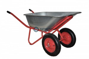 Тачка строительная двухколесная, 250 кг, 3.25-8, объем 110л, TSUNAMI -  магазин крепежа «ТАТМЕТИЗ»