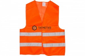 Жилет сигнальный ТИП 1 Т (сетка 80 гр) светоотражающий, ОРАНЖЕВЫЙ, р-р XXL -  магазин крепежа «ТАТМЕТИЗ»