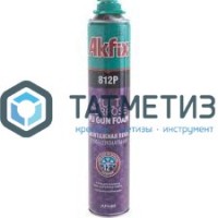 Пена монтажная проф Akfix 812P зимняя 850мл (-12°С) (12) | «ТАТМЕТИЗ» Пена монтажная проф Akfix 812P зимняя 850мл (-12°С) (12) - магазин крепежа «ТАТМЕТИЗ»