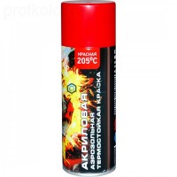 Краска аэроз. VESLEE  КРАСНАЯ  ТЕРМОСТОЙКАЯ 520 ml. /12 -  магазин крепежа «ТАТМЕТИЗ»