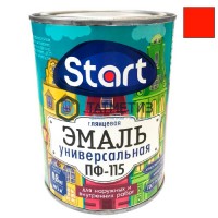 Эмаль ПФ-115  КРАСНАЯ  0,8 кг-. /14 СТАРТ -  магазин крепежа «ТАТМЕТИЗ»