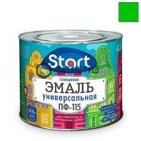 Эмаль ПФ-115  ЯРКО-ЗЕЛЕНАЯ  1,8 кг-. /6 СТАРТ -  магазин крепежа «ТАТМЕТИЗ»