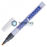 Маркер-краска СЕРЕБРО 2мм, нитро-основа / 12 -  магазин крепежа «ТАТМЕТИЗ»