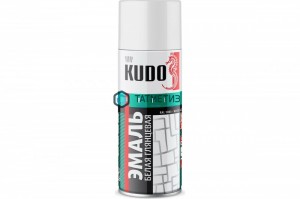 Краска аэроз. KUDO 520 мл. №1101  БЕЛАЯ  матовая -  магазин крепежа «ТАТМЕТИЗ»