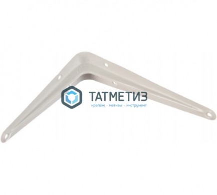 Кронштейн мебельный 400x450 (16/18) БЕЛЫЙ KM (20шт/упак) | «ТАТМЕТИЗ» Кронштейн мебельный 400x450 (16/18) БЕЛЫЙ KM (20шт/упак) - магазин крепежа «ТАТМЕТИЗ»