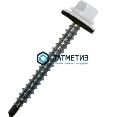 Саморез окраш.кров. 4,8х50 (51) /9003/ (150 шт/уп) Z | «ТАТМЕТИЗ» Саморез окраш.кров. 4,8х50 (51) /9003/ (150 шт/уп) Z - магазин крепежа «ТАТМЕТИЗ»