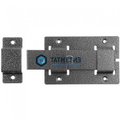 Задвижка накладная"ЗД-02"для дверей усил.,пор. покрытие, серебро, плоский засов 30х135х7мм, 75х115мм -  магазин крепежа «ТАТМЕТИЗ»