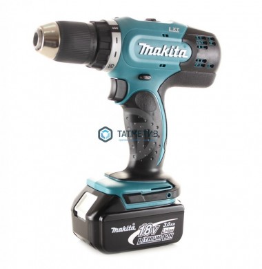 Дрель-шуруповерт аккумуляторная Makita DDF 453RFE, 18В, 2х3 Ач Li-ion, 0-400/1300 об/мин, 42/27 Нм | «ТАТМЕТИЗ» Дрель-шуруповерт аккумуляторная Makita DDF 453RFE, 18В, 2х3 Ач Li-ion, 0-400/1300 об/мин, 42/27 Нм - магазин крепежа «ТАТМЕТИЗ»