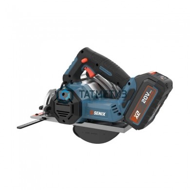 Пила дисковая 140 мм, 20В, бесщет, гл.пр. 51 мм 1 акк 4Ач, ЗУ, кейс SENIX X2 | «ТАТМЕТИЗ» Пила дисковая 140 мм, 20В, бесщет, гл.пр. 51 мм 1 акк 4Ач, ЗУ, кейс SENIX X2 - магазин крепежа «ТАТМЕТИЗ»