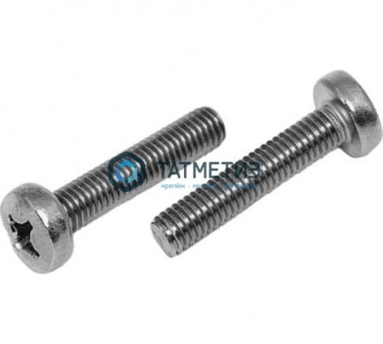 Винт полукр/гл крест/шл DIN 7985 А2 M6 х50 -  магазин крепежа «ТАТМЕТИЗ»