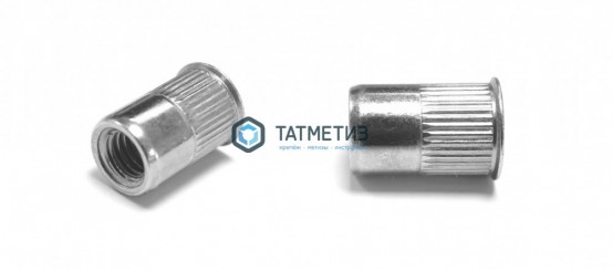 Заклепка-гайка с ум. потайной головкой М 5 А2 |  «ТАТМЕТИЗ» Заклепка-гайка с ум. потайной головкой М 5 А2 -  магазин крепежа «ТАТМЕТИЗ»