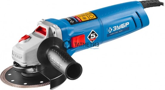 УШМ ЗУБР Проф 125 мм, 3000-11000 об/мин, 1200 Вт одноруч. хват, конст. электрон., плав. пуск, | «ТАТМЕТИЗ» УШМ ЗУБР Проф 125 мм, 3000-11000 об/мин, 1200 Вт одноруч. хват, конст. электрон., плав. пуск, - магазин крепежа «ТАТМЕТИЗ»