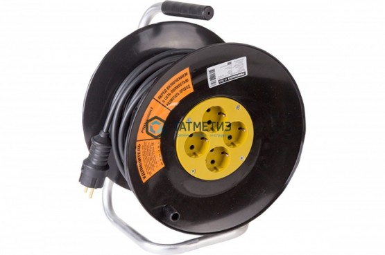 Удлинитель силовой на катушке 4 гнезда с/з 50 м 3х2,5мм², PROFESSIONAL PROCONNECT | «ТАТМЕТИЗ» Удлинитель силовой на катушке 4 гнезда с/з 50 м 3х2,5мм², PROFESSIONAL PROCONNECT - магазин крепежа «ТАТМЕТИЗ»